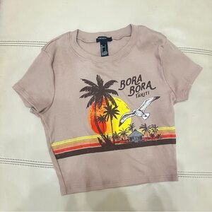 Forever 21 Graphic Baby Tee